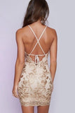 2024 Spaghetti Straps Homecoming Dresses Chiffon PLZA1XQN