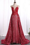 2024 Scoop Lace Prom Dresses Mermaid/Trumpet PKR6T4Z1