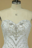 2024 Sweetheart Wedding Dresses Beaded Bodice P418T5LX