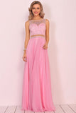 2024 New Arrival Scoop Chiffon With Beading A Line PREZ1NGQ