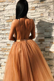 Ball Gown Tulle V Neck Homecoming Dresses with Appliques, Short Prom STI20392