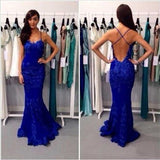 Black Prom Dresses Mermaid Prom Dress Lace Prom Dress Backless Evening Gowns