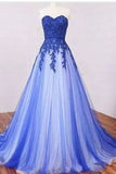 2024 Prom Dresses A-Line Sweetheart Floor-Length Tulle PQXF3K9N