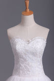 2024 Vintage Wedding Dresses Sweetheart A Line Tulle With Applique P5339RGD