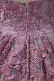 2024 New Arrival Sweetheart A Line Lace Prom Dresses PTFB4MQG