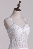 2024 New Arrival Spaghetti Straps Mermaid Wedding Dresses Tulle PL7ZC7E7