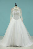 2024 Sexy Open Back Wedding Dresses Scoop A Line P7H76ZZ8