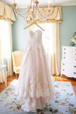 2024 New Arrival Sweetheart Tulle With Applique A Line P8BMR4P9