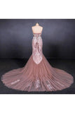 Gorgeous Sweetheart Mermaid Tulle Prom Dress Long PZTB59NZ