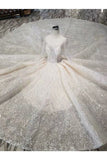 Ball Gown Wedding Dresses Scoop Top Quality Tulle Beading PRSR9PC7