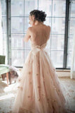 Pretty Sweetheart Long Open Back Wedding Dresses Charming PRGLG3HL