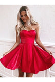 Sweetheart Neck Short R Homecoming Graduation Dresses Lace PAELLD78