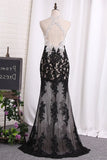 2024 Sexy Open Back Mermaid Prom Dresses Spaghetti Straps P1Z88PE9