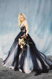 Gorgeous Long Ball Gown Lace Tulle Modest Charming Princess Prom Dresses P1NJ2L9K