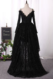 2024 Lace Mid-Length Sleeve Spaghetti Straps Prom P94LHPK9