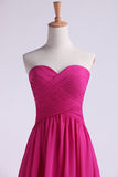 2024 Asymmetrical Prom Dresses Sweetheart PQQ483D3