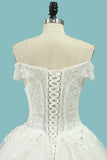 2024 Wedding Dresses Off The Shoulder A Line With P49JXN39