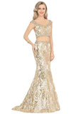 2024 Prom Dresses V Neck Mermaid PY9F1JH5