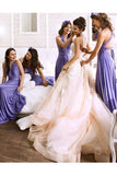 2024 Halter Bridesmaid Dresses Chiffon A Line PYHRS78K