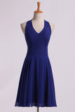 2024 Simple Homecoming Dresses V-Neck A Line PZD9A1C5