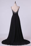 2024 Spaghetti Straps Prom Dresses A Line P5XDCHD5