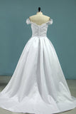 2024 Wedding Dresses A Line Off The Shoulder With PGP7PF8M