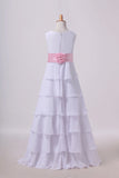 2024 Scoop Flower Girl Dresses A Line Floor PN9MZ1CR