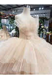 Ball Gown Wedding Dresses Strapless Top Quality Appliques PB8G3TA2