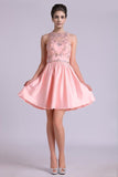 2024 Scoop A Line Homecoming Dresses PRTRYQX6