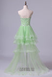 2024 Sweetheart A Line High Low Prom Dress PEA8SM4R