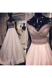 2024 New Arrival Off The Shoulder Prom Dresses A Line Beaded PXQG76C7