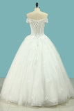 2024 Wedding Dresses Off The Shoulder A Line With P49JXN39