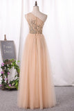 2024 One Shoulder Tulle & Sequin With P629M35T