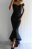 Simple Off The Shoulder Sheath Memraid Elegant Long P1D5DF18