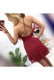 Backless Short Formal Homecoming Cocktail Dresses PZ87EJ8L