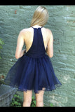 Halter Simple Mini Short Homecoming P4BZJDTJ