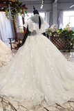 Gorgeous Ball Gown Big Wedding Dresses Princess Bridal Dress With STIPRBJ5CLK