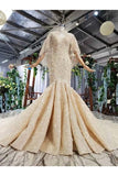 Ball Gown Wedding Dresses One Meter Train Sweetheart Top Quality Appliques P5LB3DBD