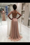 Cape Sleeve Long Prom Dresses With PM156SSA