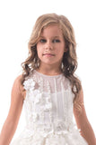 2024 Flower Girl Dresses A Line Scoop Tulle With Beads And PQQ7SZCP