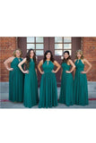 2024 Chiffon Bridesmaid Dresses Scoop With Ruffles PGE4325Y