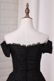 2024 New Arrival Off The Shoulder A-Line Lace Cute PDDRLGCA