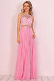 2024 New Arrival Scoop Chiffon With Beading A Line PREZ1NGQ