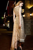 Sparkly Long A-Line Sequin Shiny Beautiful Prom Dresses PCYTRYT9