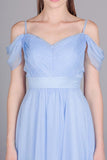 2024 Bridesmaid Dresses Spaghetti Straps Chiffon With Ruffles Floor PETT7XEG