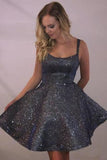 Cheap Spaghetti Strap Sparkly Homecoming Dresses P9GZEGB9