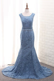 2024 Scoop Mermaid Lace Mother Of The Bride Dresses With PPPJ8CKS