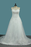 2024 Tulle A Line Sweetheart Wedding Dresses PQM69MTM