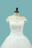 2024 Wedding Dress Off The Shoulder A Line With P2BRCF22