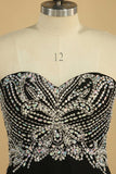 2024 A Line Sweetheart Beaded Bodice Chiffon Short/Mini Homecoming P3B8LF22